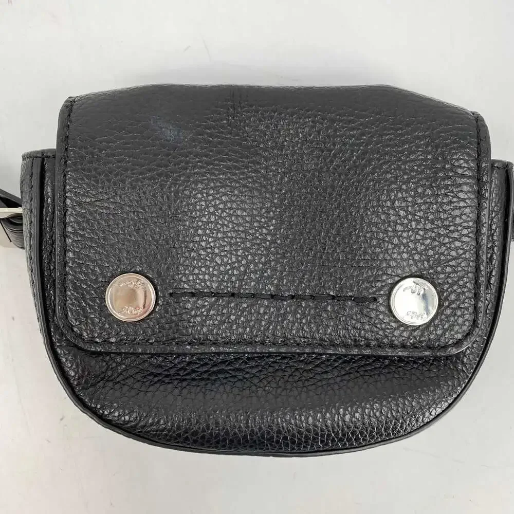 J. Crew Black Mini Pebbled Leather Belt Bag | Stylish & Versatile